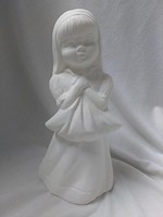 Creative Kreations Ceramics and Gifts Princess White 7" Ceramic Bisque Ready to Paint