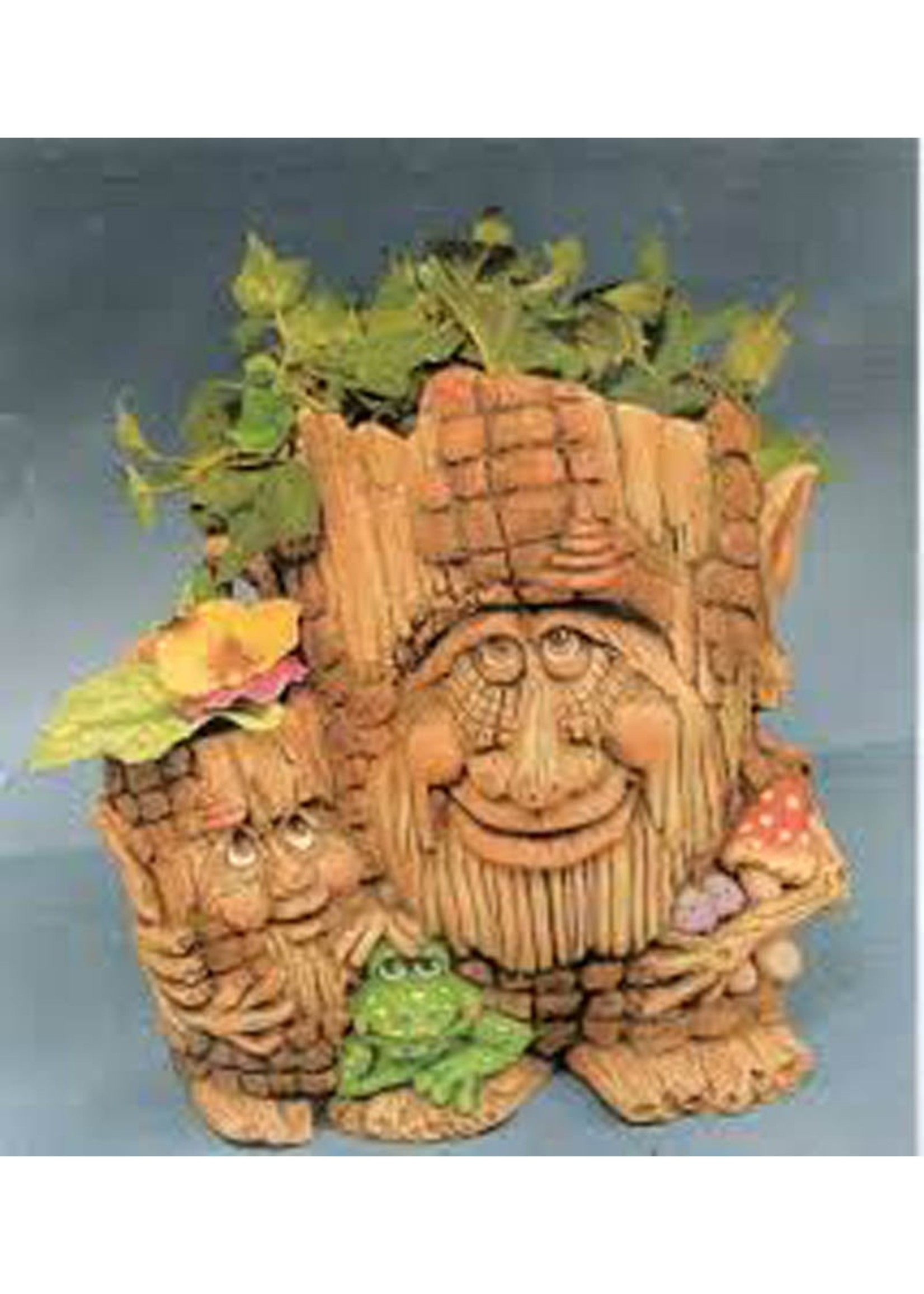 Creative Kreations Ceramics and Gifts Two Ent planter 10" ready to paint ceramic