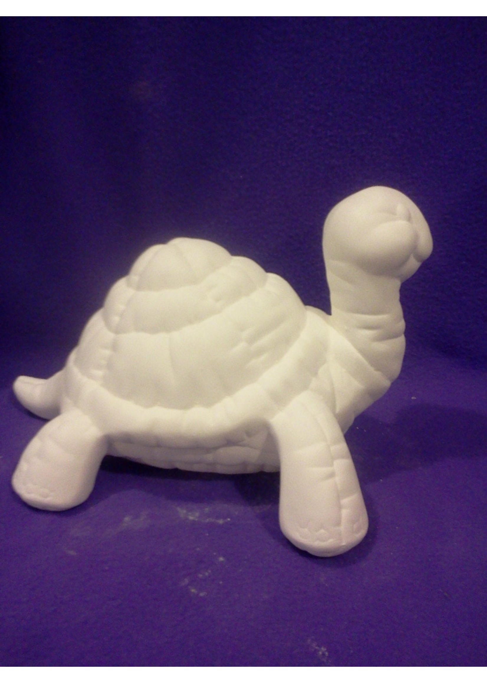 Creative Kreations Ceramics and Gifts Softy Turtle 8" ready to paint ceramic bisque