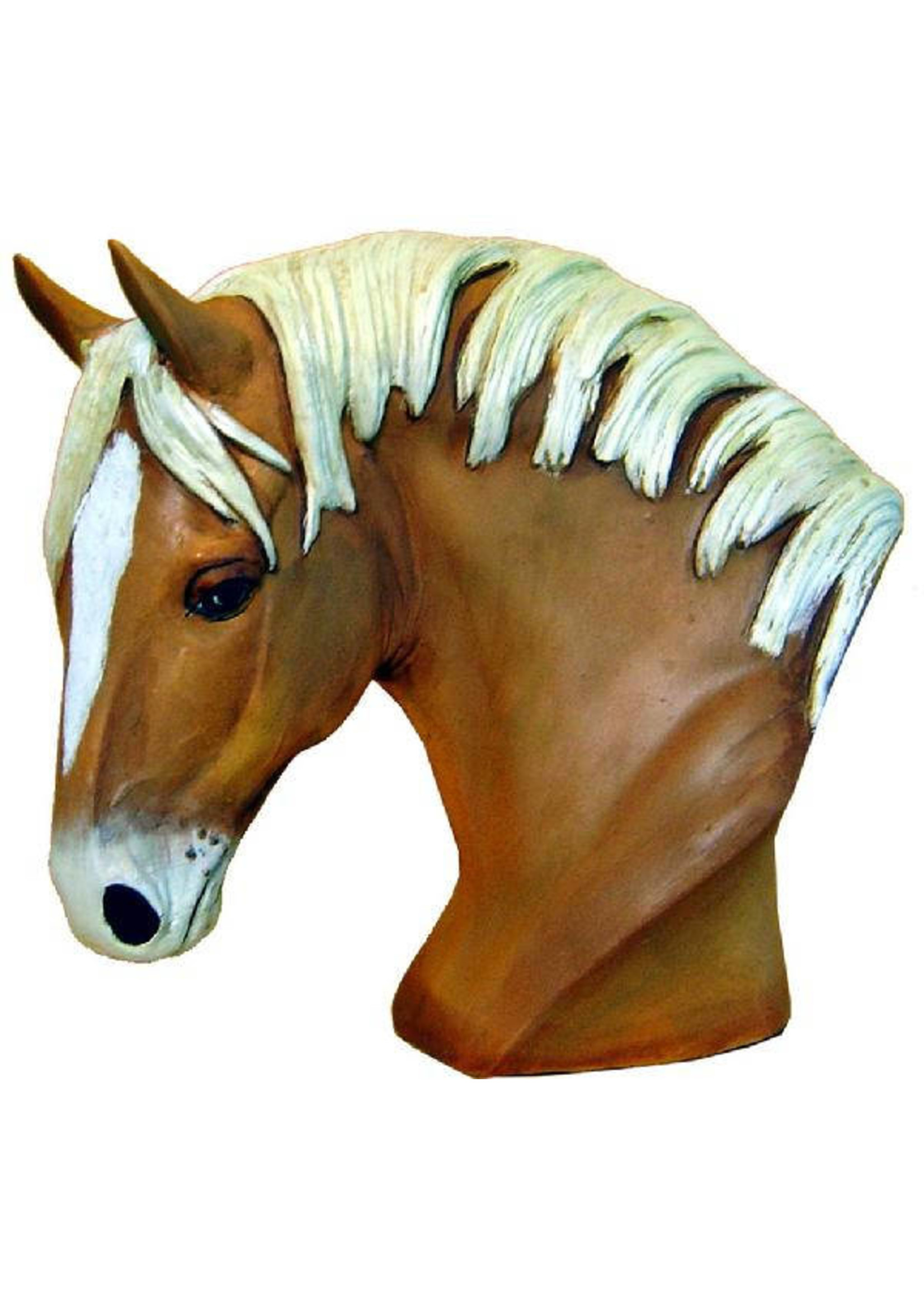 Creative Kreations Ceramics and Gifts Draft Horse Bust 8" Ready To Paint, Ceramic Bisque