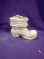 Creative Kreations Ceramics and Gifts Santa Boot 6" Ceramic Bisque, Ready To Paint