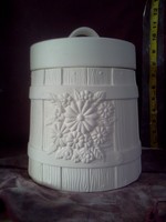 Creative Kreations Ceramics and Gifts Daisy Cookie Jar / cannister ready to paint glazed inside