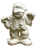 Creative Kreations Ceramics and Gifts Mummy 15" with Cut out and Clip light Ceramic Bisque, Ready To Paint
