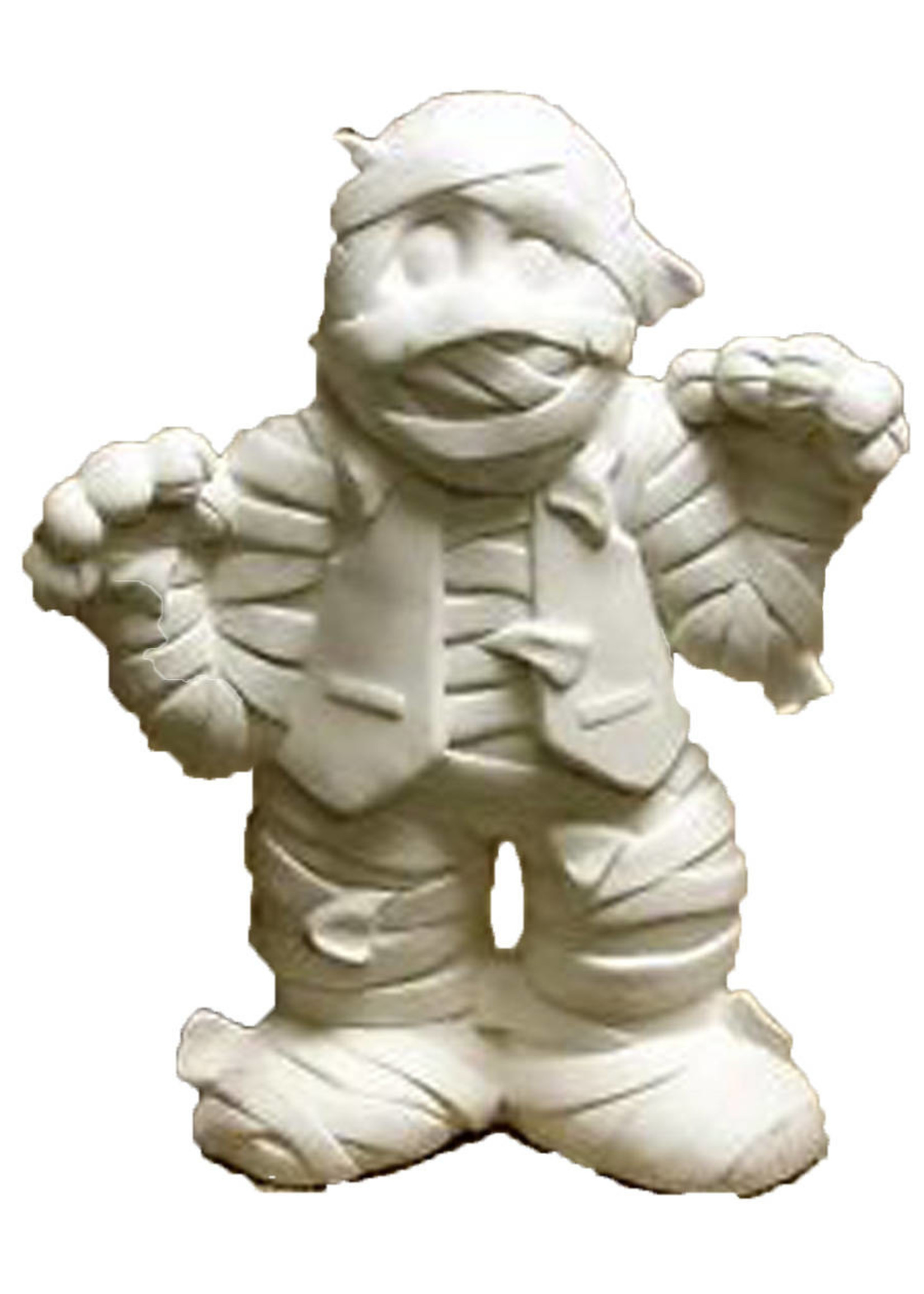 Creative Kreations Ceramics and Gifts Mummy 15" with Cut out and Clip light Ceramic Bisque, Ready To Paint