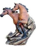 Creative Kreations Ceramics and Gifts Driftwood Mustangs 11 x 10" ready to paint