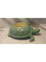 Creative Kreations Ceramics and Gifts Turtle Planter Glaze Finish 12" X 8" x 5"