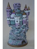 Creative Kreations Ceramics and Gifts Castle Smoker with base 9" ceramic bisque ready to paint