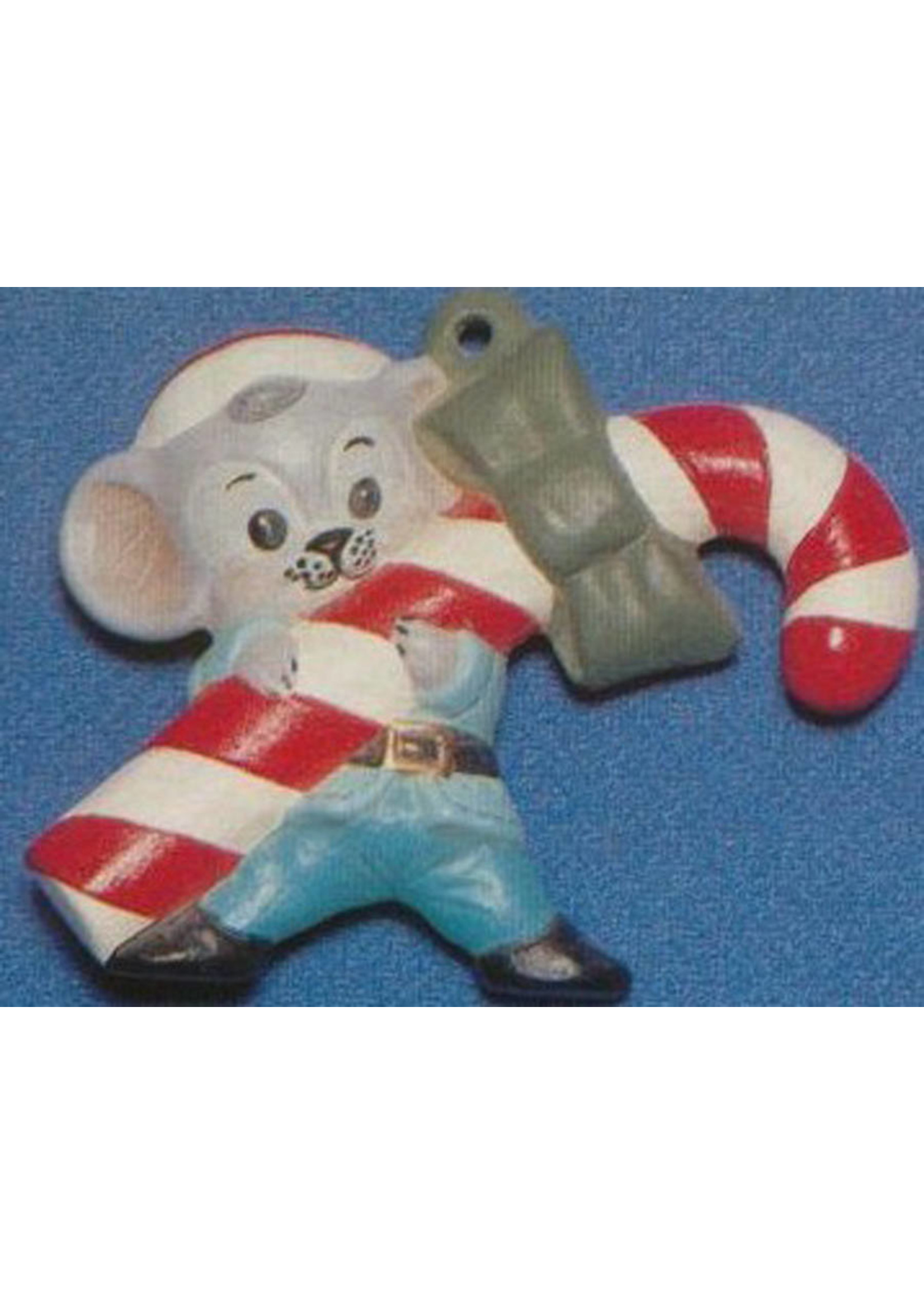 Creative Kreations Ceramics and Gifts Mice Ornaments Asst #3 set of 6 Ceramic Bisque Ready To Paint