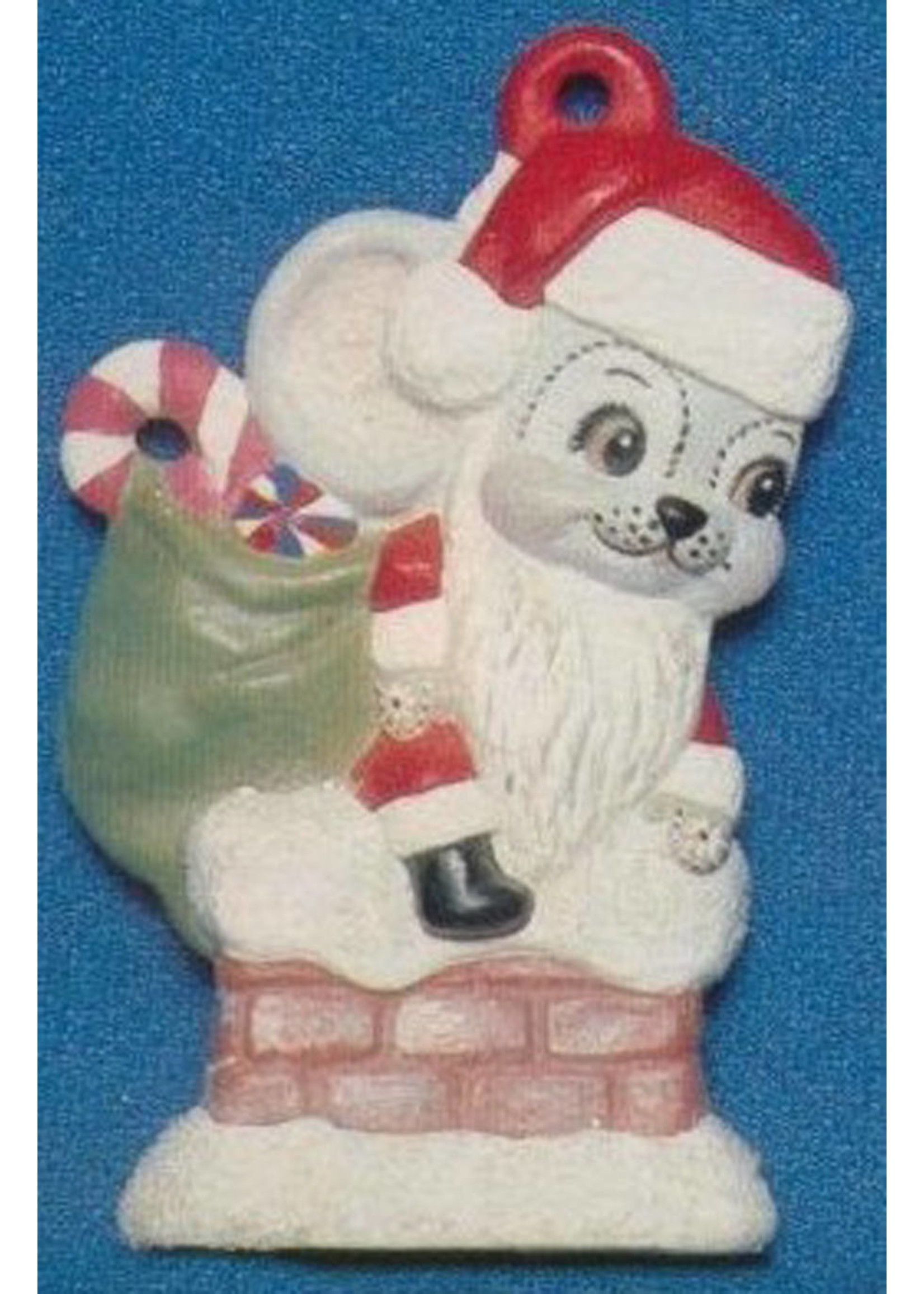 Creative Kreations Ceramics and Gifts Mice Ornaments Asst #3 set of 6 Ceramic Bisque Ready To Paint