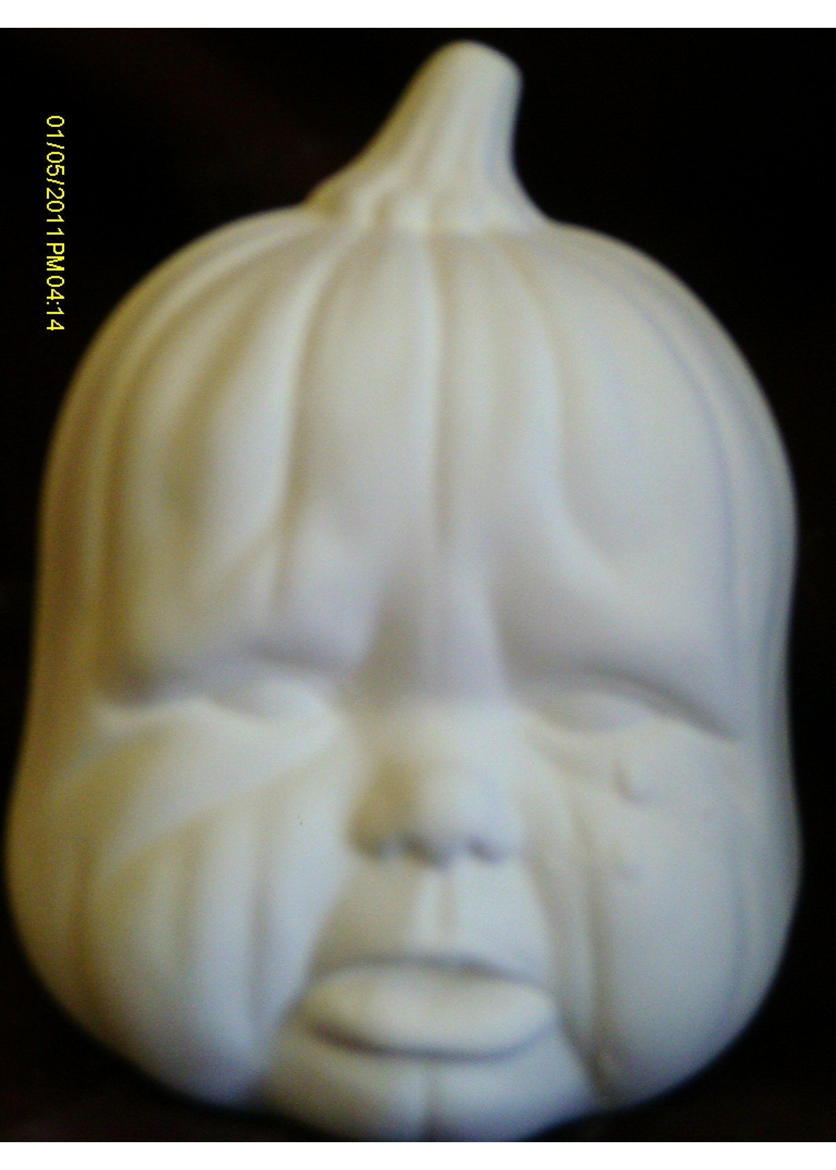 Creative Kreations Ceramics and Gifts Halloween Pumpkins 7" set of 3 Ceramic bisque, ready to paint