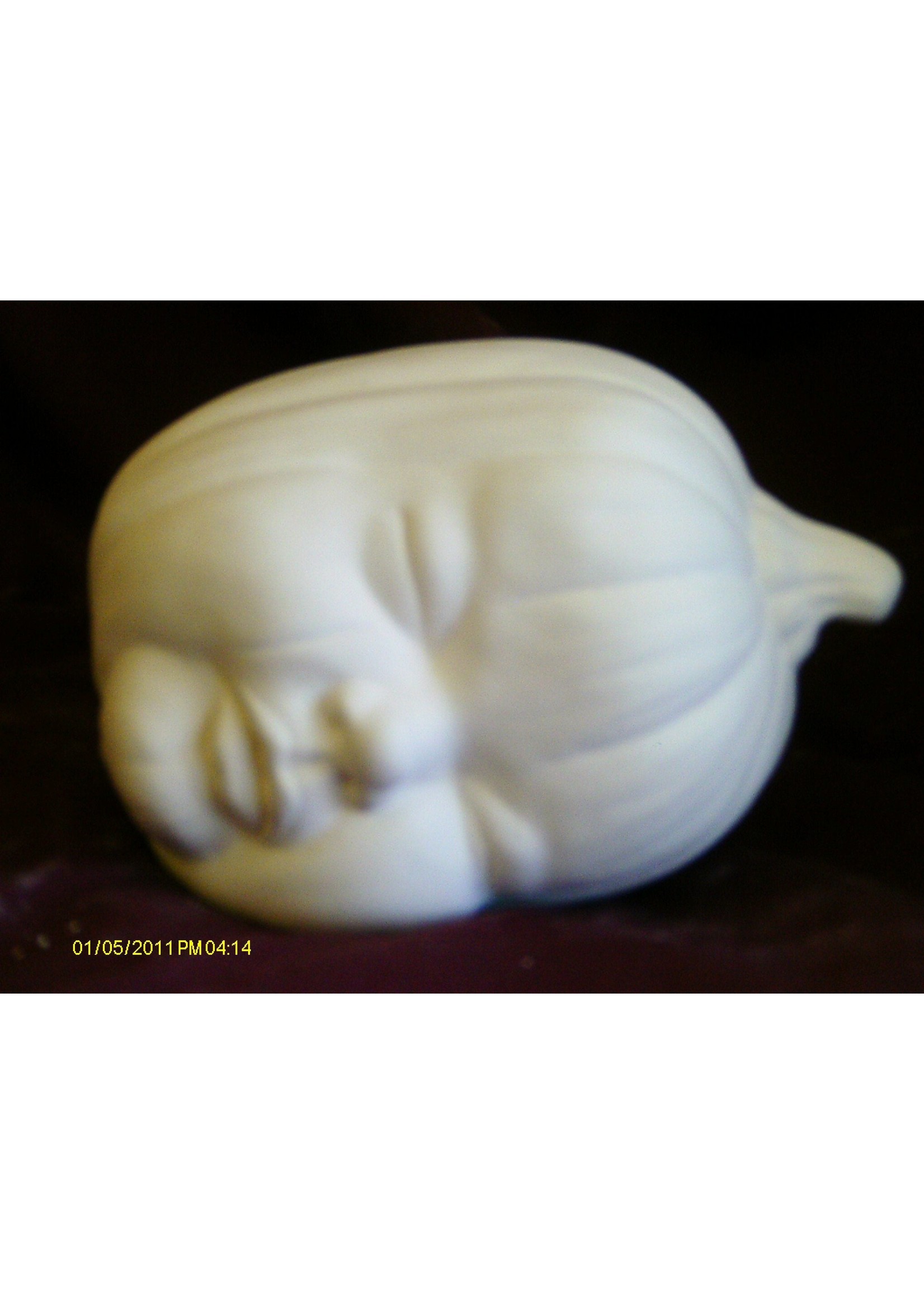Creative Kreations Ceramics and Gifts Halloween Pumpkins 7" set of 3 Ceramic bisque, ready to paint