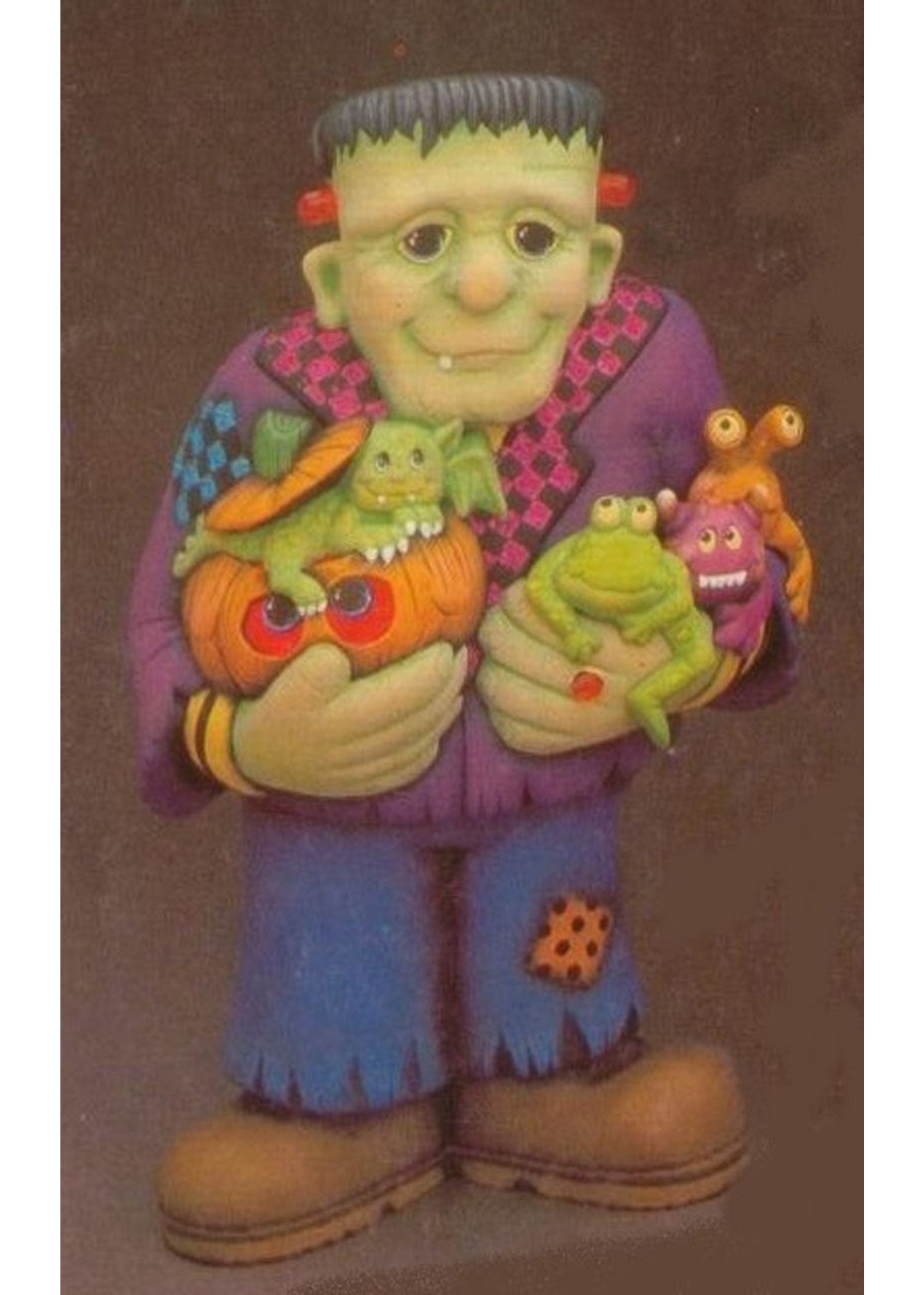 Creative Kreations Ceramics and Gifts Frankie and Friends 17" Ceramic Bisque, ready to paint w/ cut outs and clip light