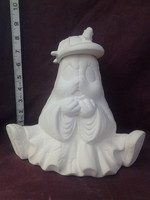 Creative Kreations Ceramics and Gifts Soft Sculpture Ghost ready to paint 10" x 9" ceramic bisque