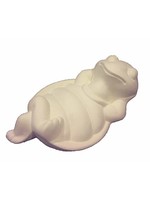 Creative Kreations Ceramics and Gifts Turtle Laid Back 7" Ceramic Bisque, Ready to Paint