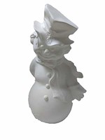 Creative Kreations Ceramics and Gifts Snowman 9" Ceramic Bisque, Ready to Paint