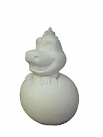 Creative Kreations Ceramics and Gifts Baby Dino  Bank 6" Ceramic Bisque, Ready to Paint