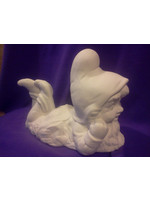 Creative Kreations Ceramics and Gifts Daydreaming Yard Gnome  15" Ceramic Bisque, Ready to Paint