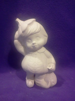 Creative Kreations Ceramics and Gifts Pumpkin Sweet Tot Boy 7" Ceramic Bisque, Ready to Paint