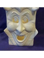 Creative Kreations Ceramics and Gifts Vampire / Dracula Halloween Bag 8" Ceramic Bisque, Ready to Paint