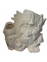 Creative Kreations Ceramics and Gifts Two Ent Planter 10" Ceramic Bisque, Ready to Paint