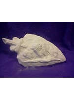 Creative Kreations Ceramics and Gifts Buffalo Arrowhead 8" Ceramic Bisque, Ready to Paint