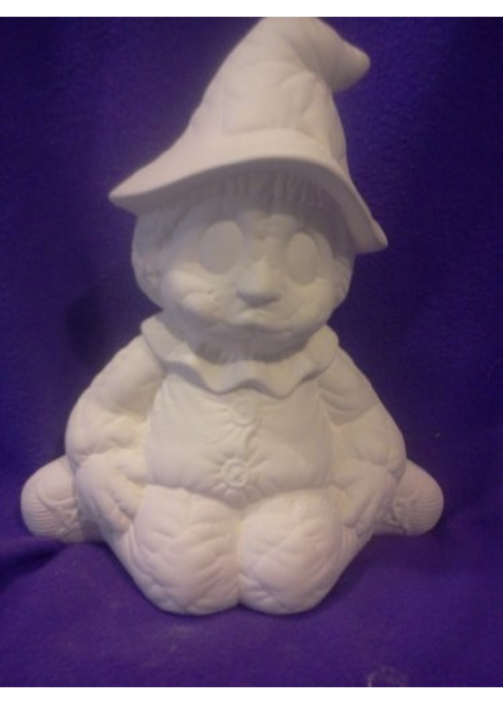 Creative Kreations Ceramics and Gifts Soft Sculpture Scarecrow 8" Ceramic Bisque, Ready to Paint