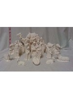 Christmas Candy Village Shops 5 set of 6 Ceramic Bisque Ready to Paint -  Creative Kreations Ceramics and Gifts