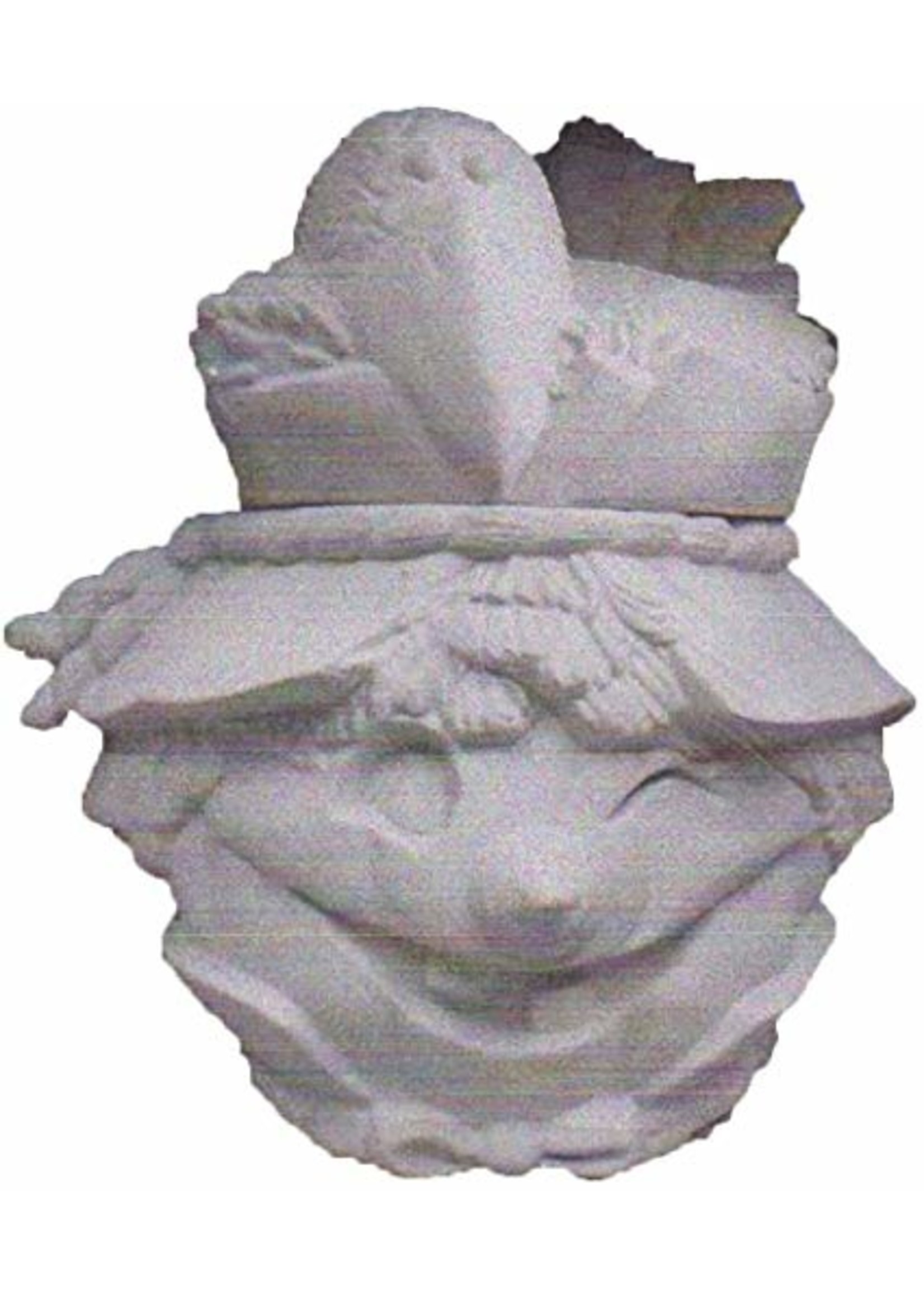 Creative Kreations Ceramics and Gifts Scarecrow Canister 12" Ceramic Bisque, Ready to Paint, Glazed Inside