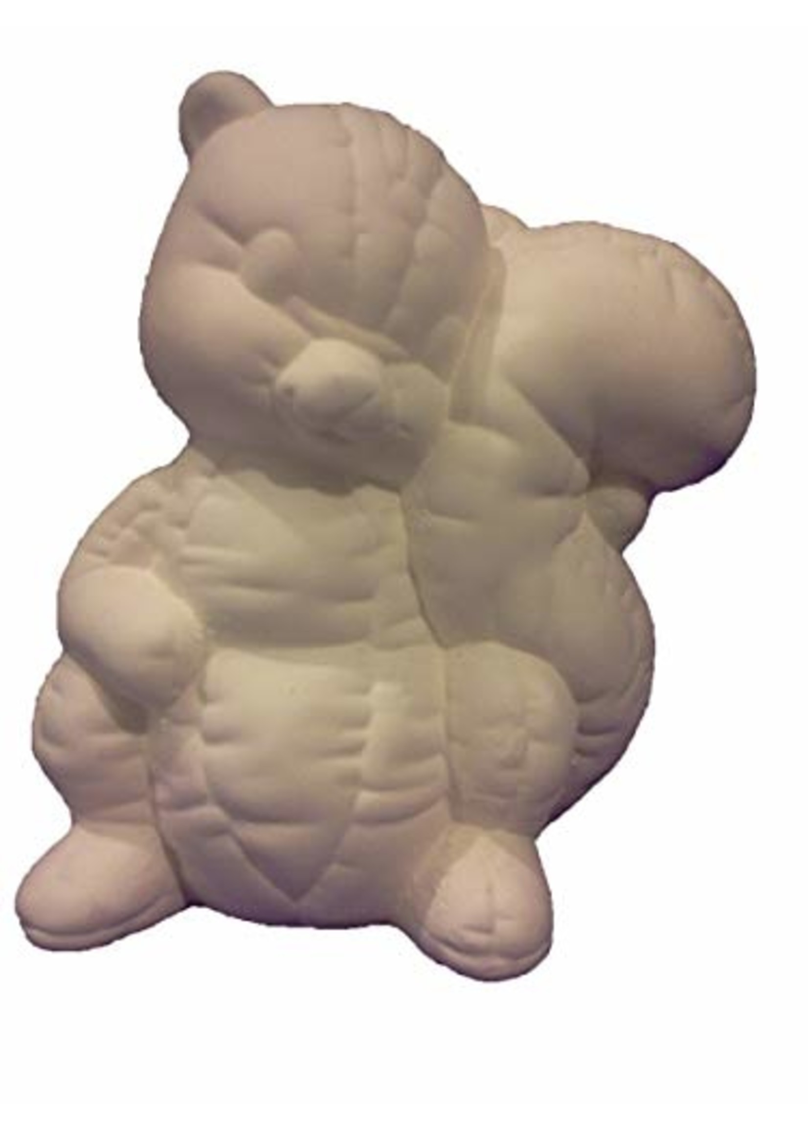 Creative Kreations Ceramics and Gifts Soft Sculpture Skunk 8" Ceramic Bisque, Ready to Paint