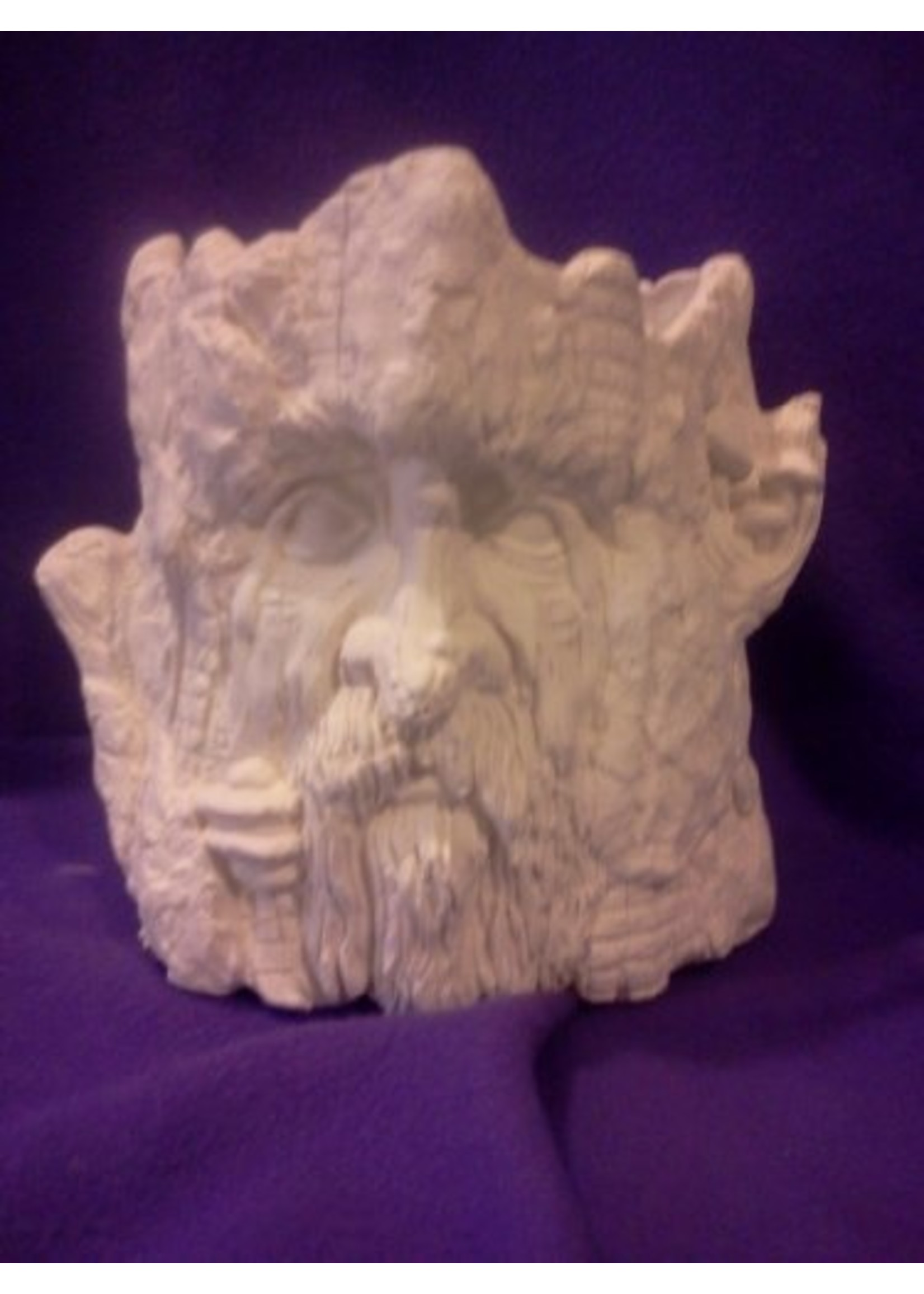 Creative Kreations Ceramics and Gifts Hickory Ent Planter Pot 8" x 7" Ceramic Bisque, Ready to Paint