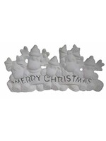 Creative Kreations Ceramics and Gifts Merry Christmas Moose 17 1/2" L Ceramic Bisque, Ready to Paint, with Light kit