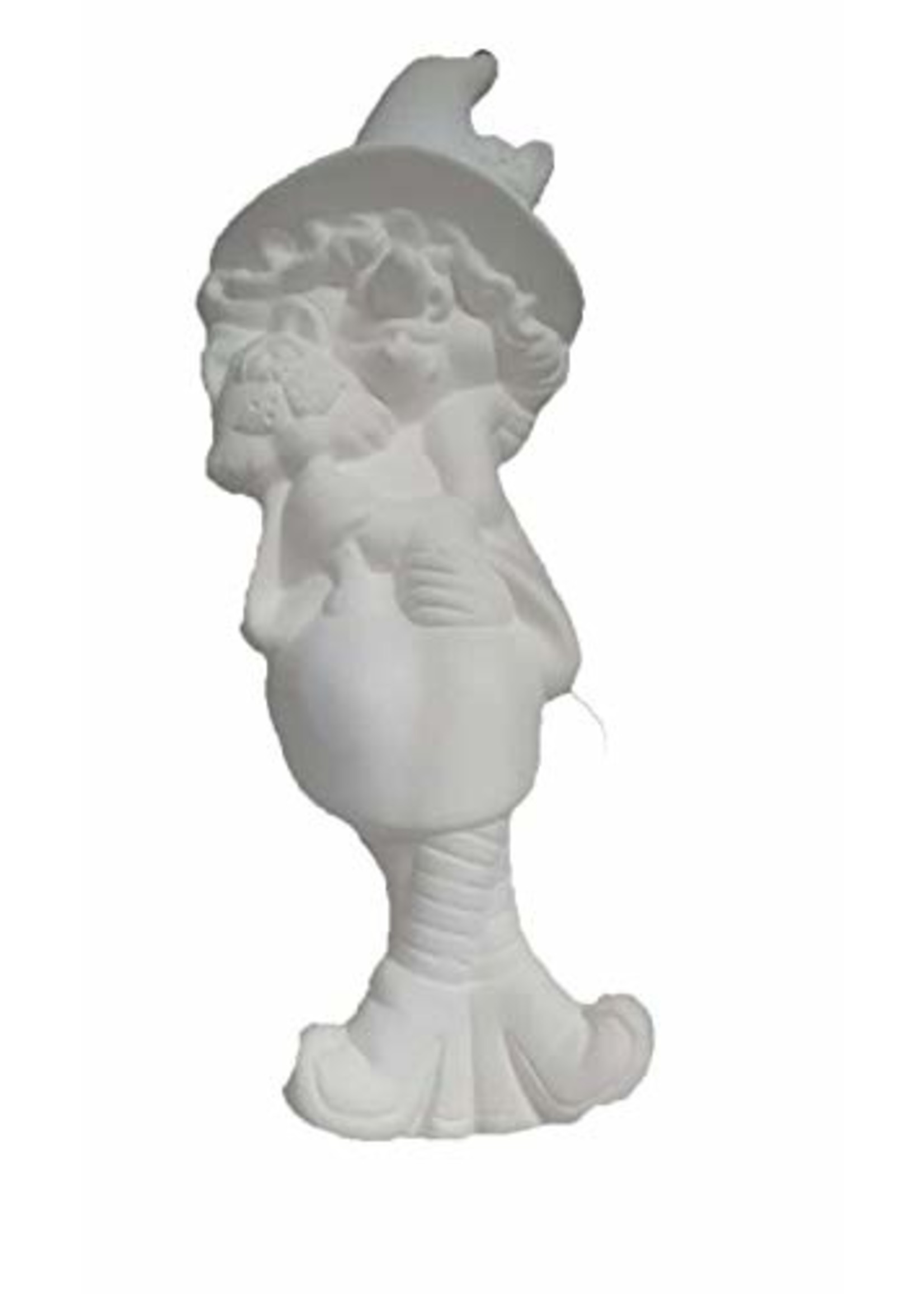 Creative Kreations Ceramics and Gifts Willow Witch Edge Sitting 11" Ceramic Bisque, Ready To Paint