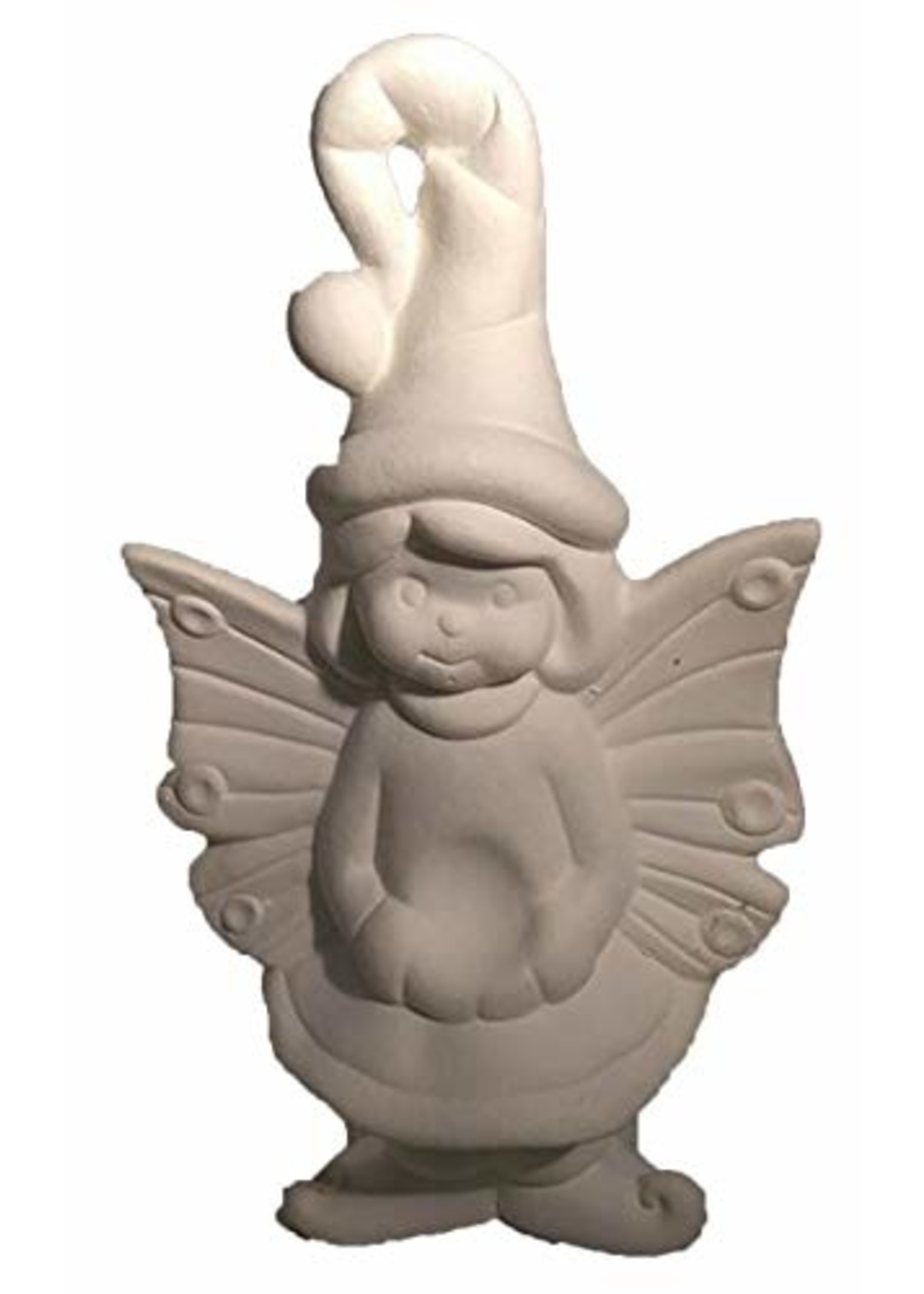 Creative Kreations Ceramics and Gifts Shimmer Winter Fairy 6" Ceramic Bisque, Ready to Paint