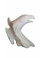 Creative Kreations Ceramics and Gifts Driftwood Eagle 10" Ceramic Bisque Ready to Paint