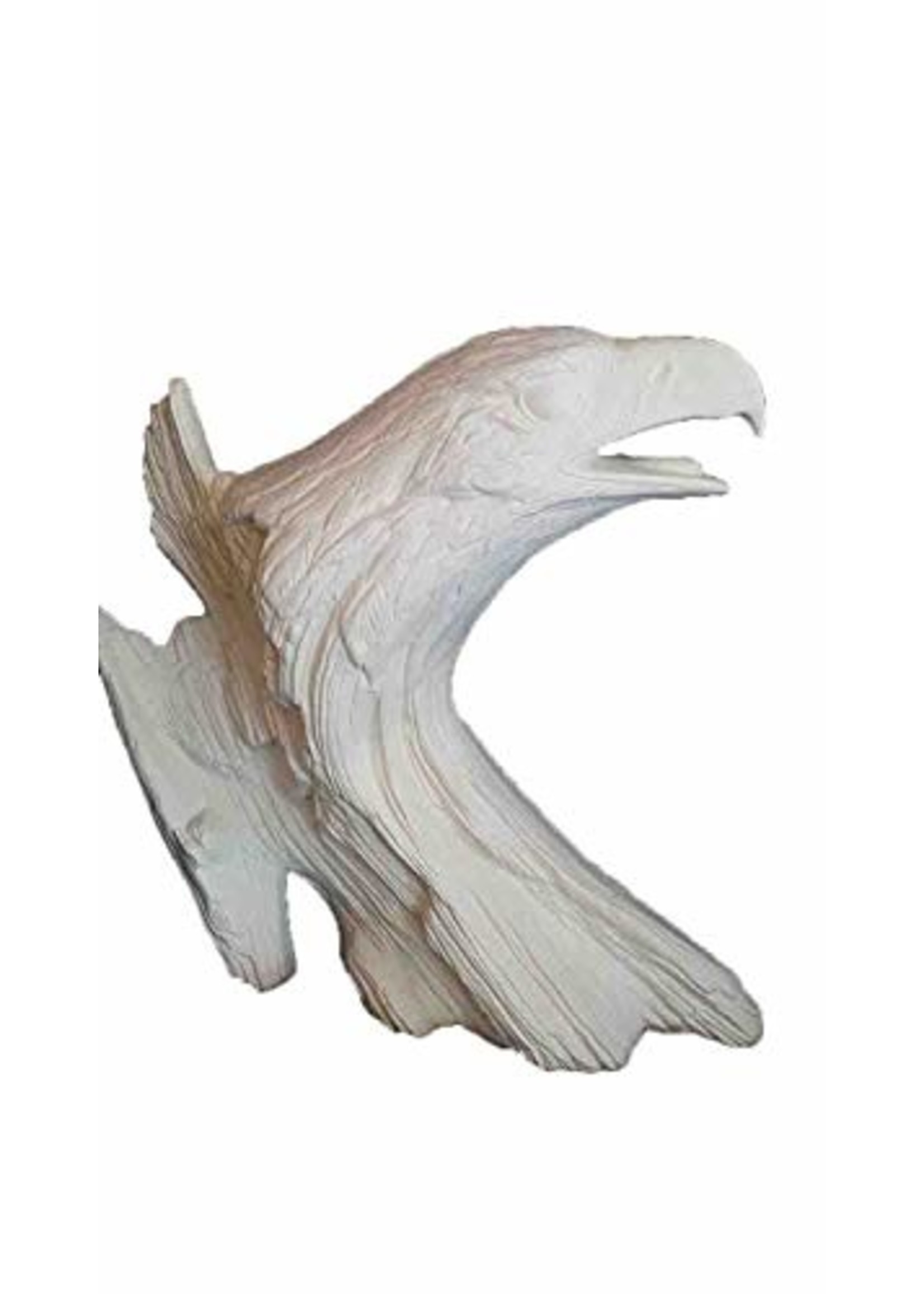 Creative Kreations Ceramics and Gifts Driftwood Eagle 10" Ceramic Bisque Ready to Paint