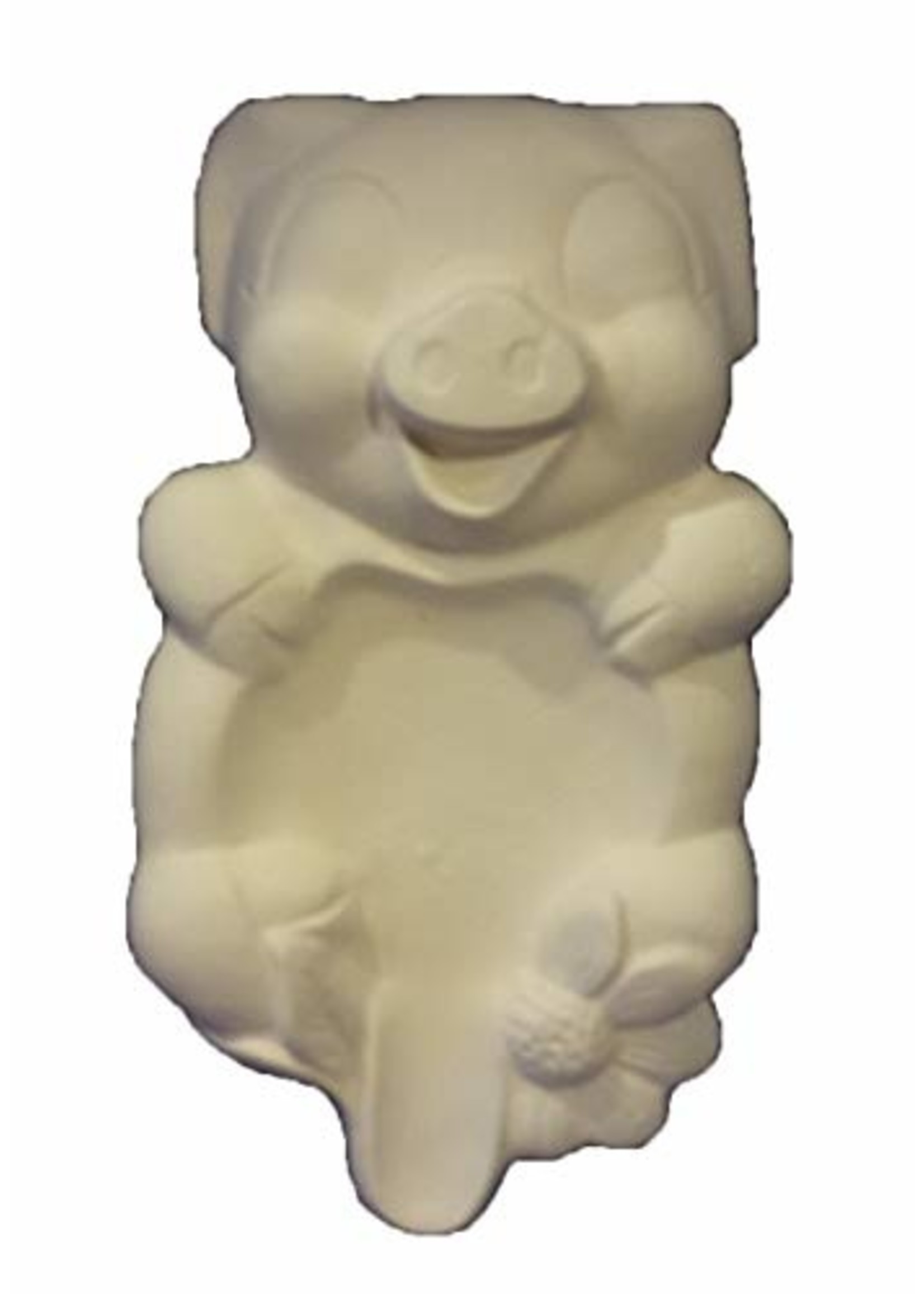 Creative Kreations Ceramics and Gifts Pig Spoon Rest 9" Ceramic Bisque, Ready to Paint