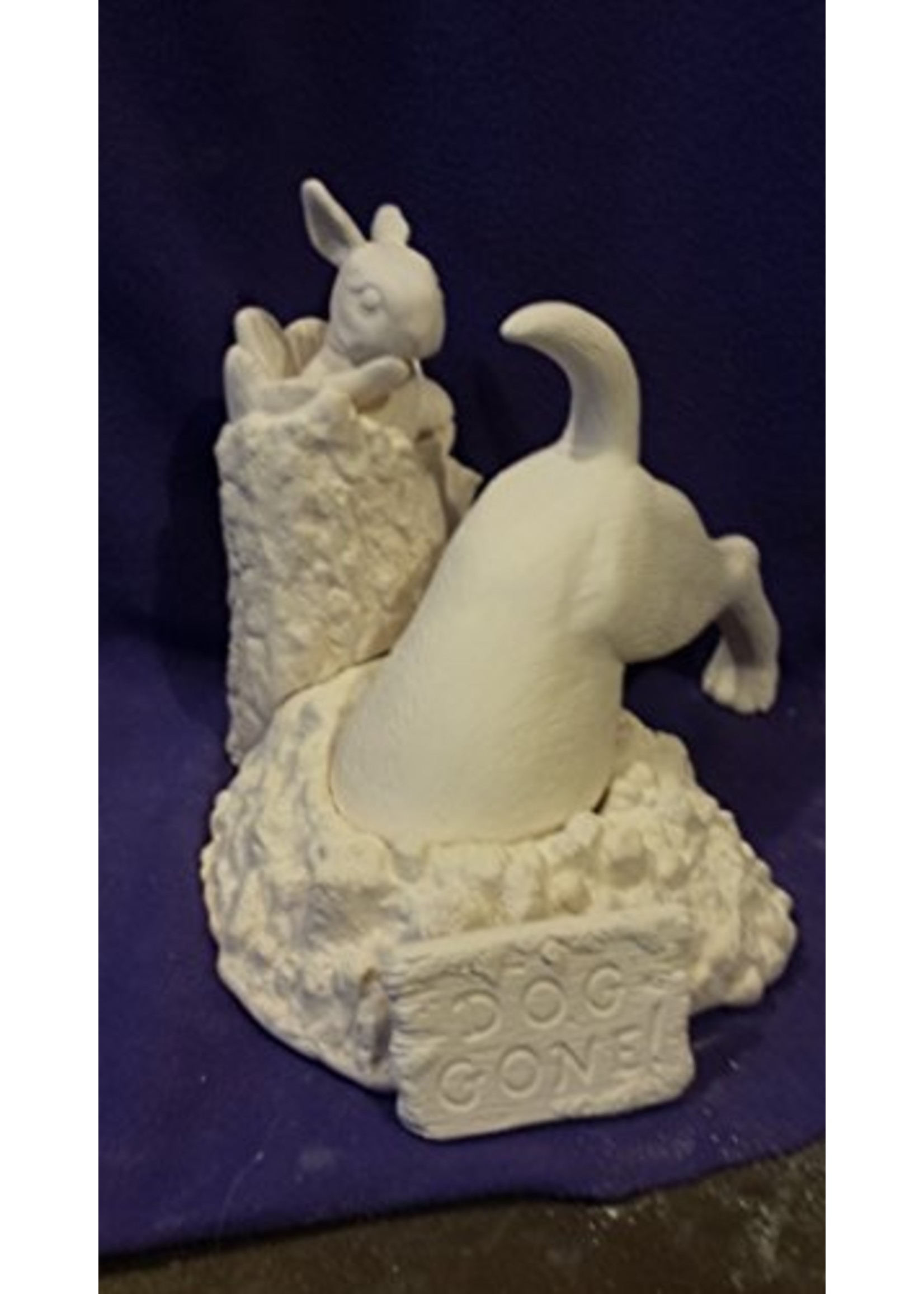 Creative Kreations Ceramics and Gifts Create Your own Ornaments Set of 4  Ceramic Bisque, Ready to Paint