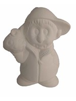 Creative Kreations Ceramics and Gifts Dracula / Vampire 5" Ceramic Bisque, Ready to Paint