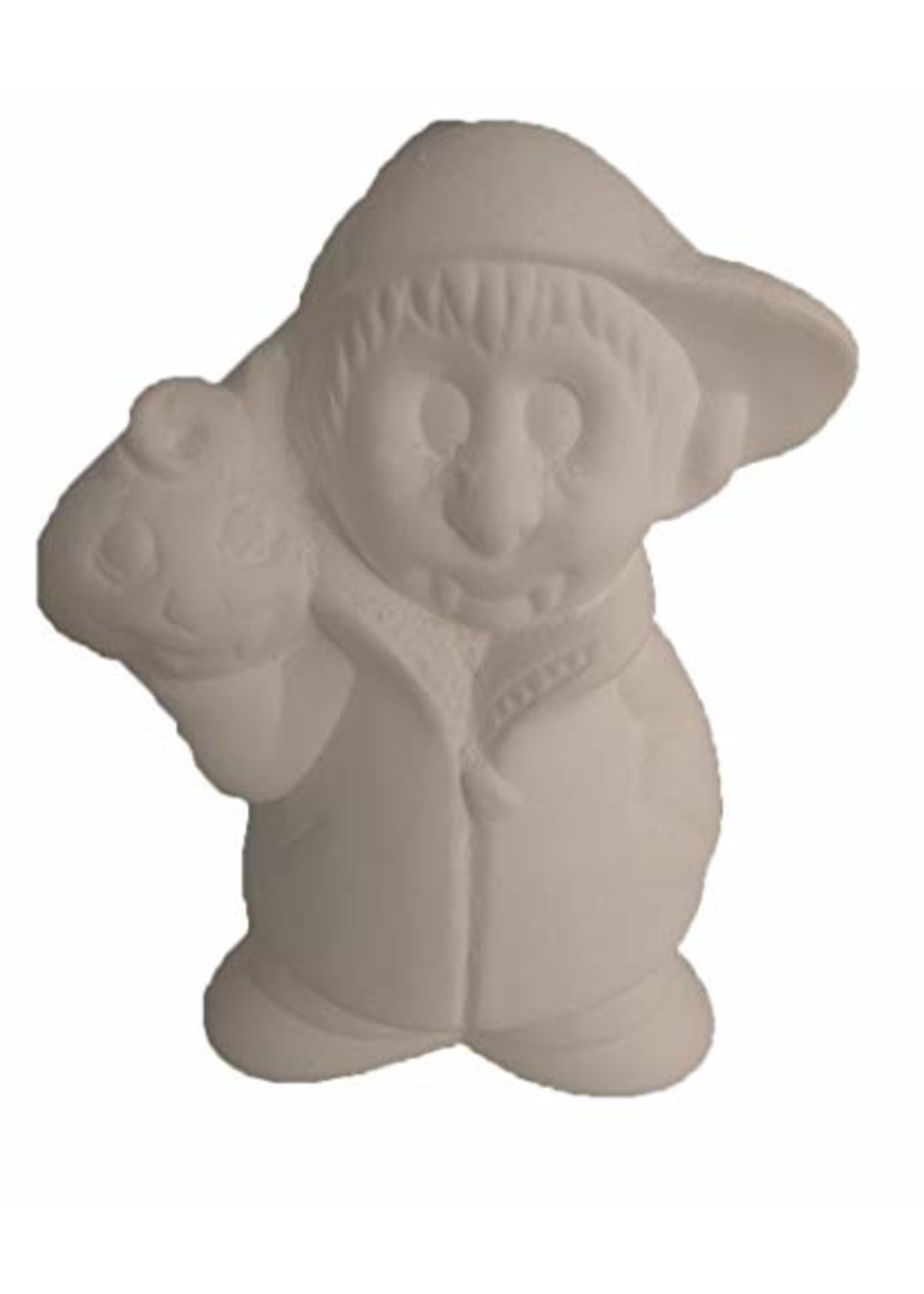 Creative Kreations Ceramics and Gifts Dracula / Vampire 5" Ceramic Bisque, Ready to Paint