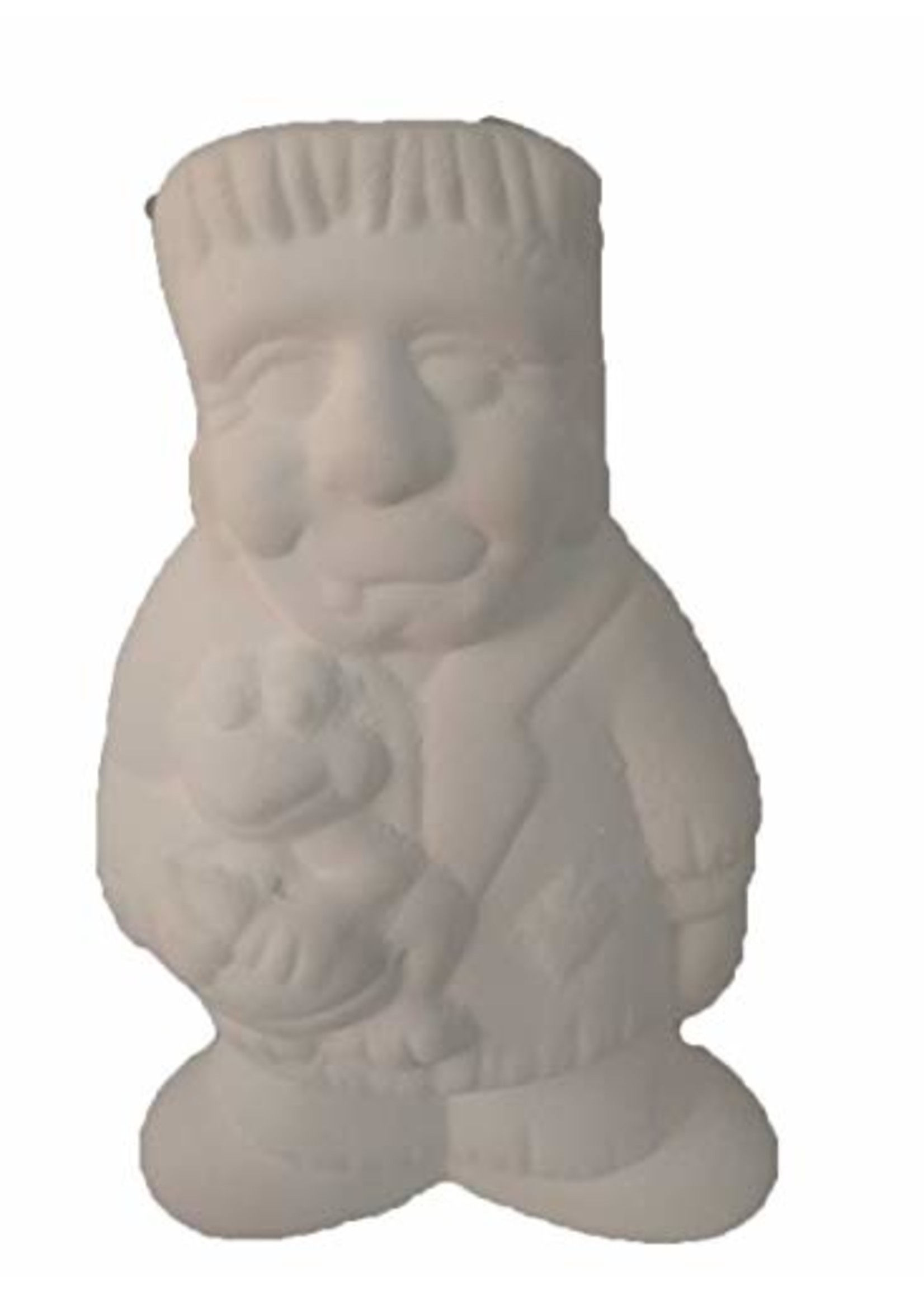 Creative Kreations Ceramics and Gifts Frankie 5" Ceramic Bisque, Ready to Paint