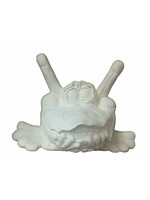 Creative Kreations Ceramics and Gifts Freaked Frog 10" Ceramic Bisque, Ready To Paint