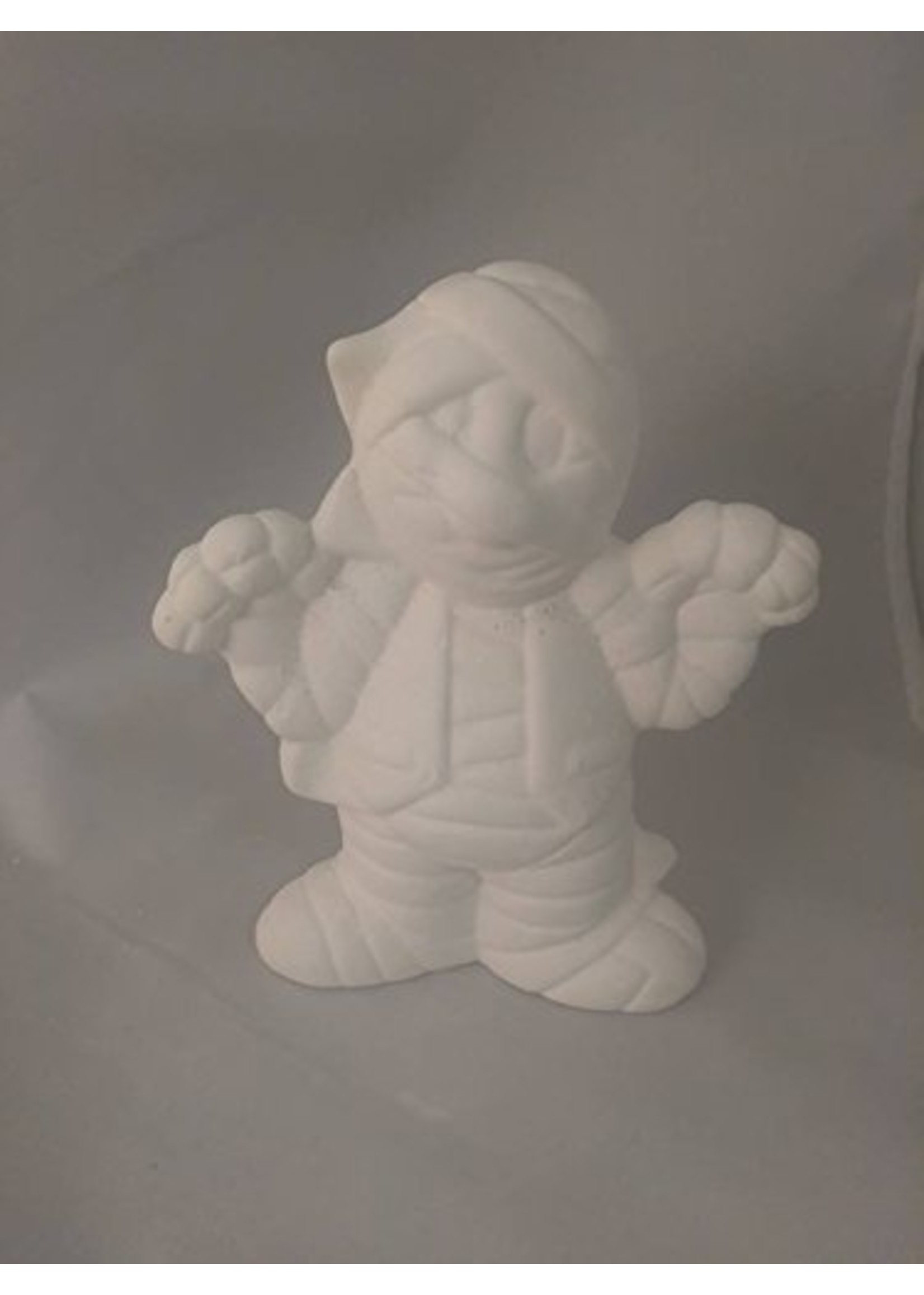 Creative Kreations Ceramics and Gifts Mummy 5" Ceramic Bisque, Ready to Paint