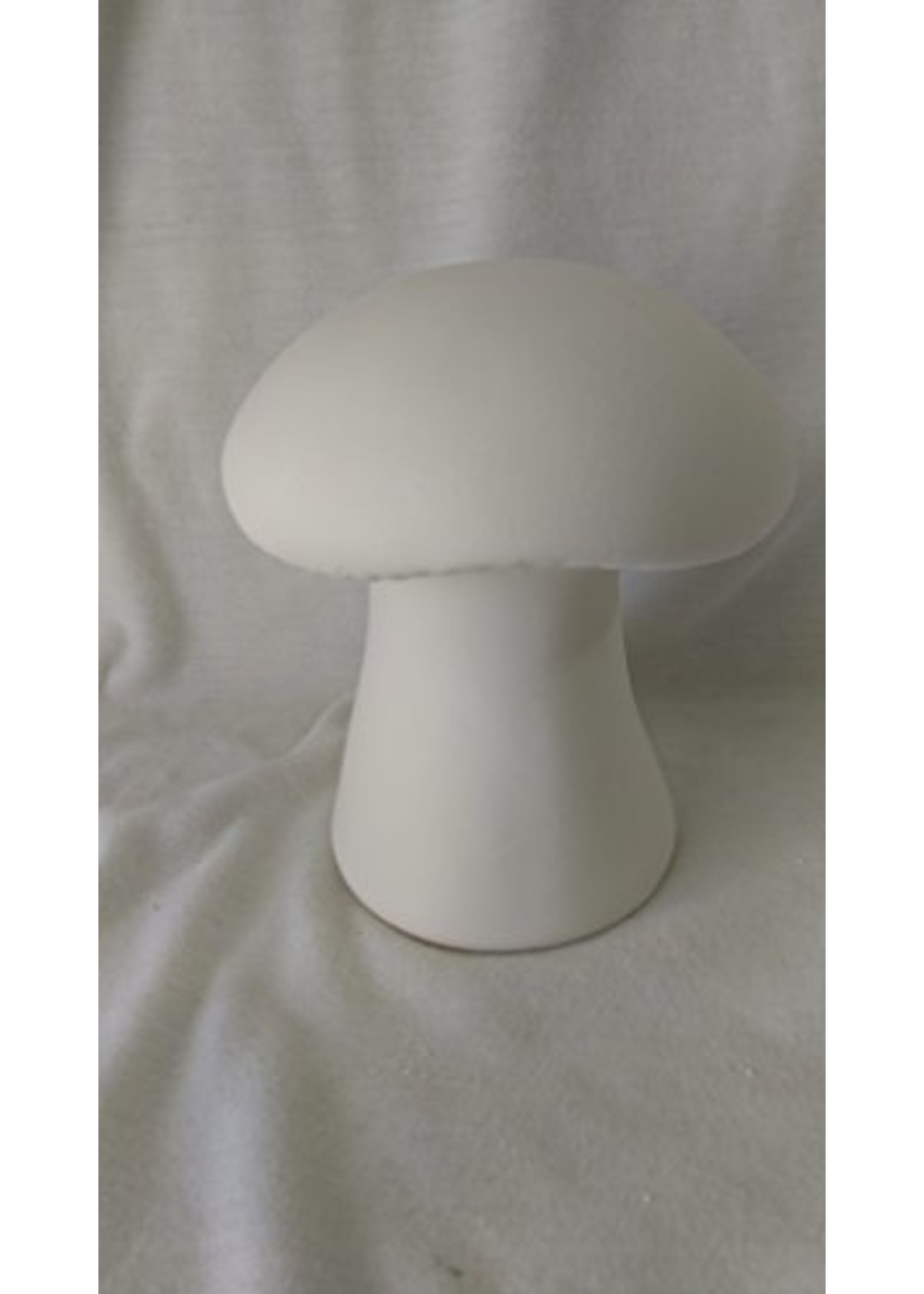 Creative Kreations Ceramics and Gifts Mushroom 5 3/4" x 5" Ceramic Bisque, Ready To Paint
