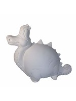 Creative Kreations Ceramics and Gifts Dino Bank 8" x 10" Ceramic Bisque, Ready to Paint