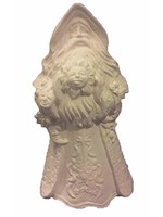 Creative Kreations Ceramics and Gifts Moon and star santa 9" Ceramic Bisque, Ready to Paint
