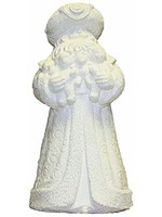 Creative Kreations Ceramics and Gifts Renaissance Santa with Bears 15" Ceramic Bisque, Ready to Paint