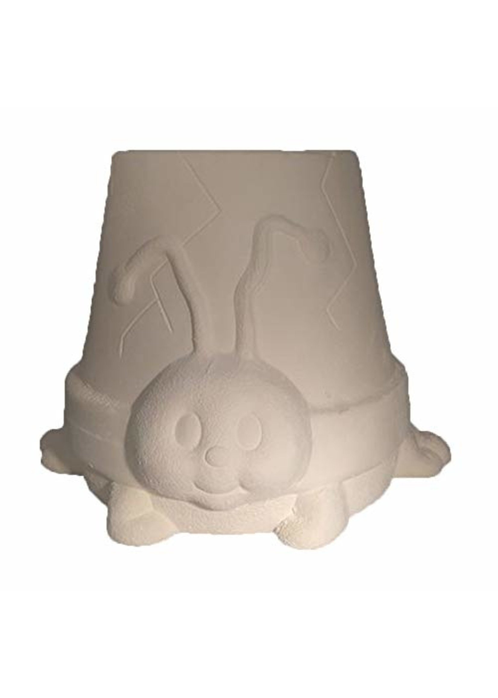 Creative Kreations Ceramics and Gifts Ladybug Planter Pot 8" x 6" x 4" Ceramic Bisque, Ready To Paint