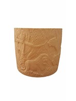Creative Kreations Ceramics and Gifts Jungle Cats Planter 6" x 6" Ready to Paint Ceramic Bisque
