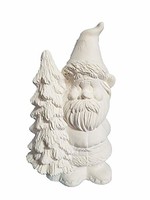 Creative Kreations Ceramics and Gifts Bill the woodland Gnome 10" Ceramic Bisque, Ready to Paint