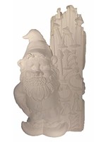 Creative Kreations Ceramics and Gifts Welcome Gnome 16" x 8" Ceramic Bisque, Ready to Paint